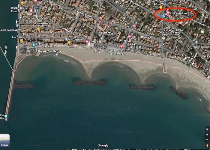 Lovicea Balneo Suite, 200m شقة Le Grau-dʼAgde